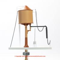 4A-002-004 Dapol GWR Water Tower - Conical Top - Light and Dark Stone